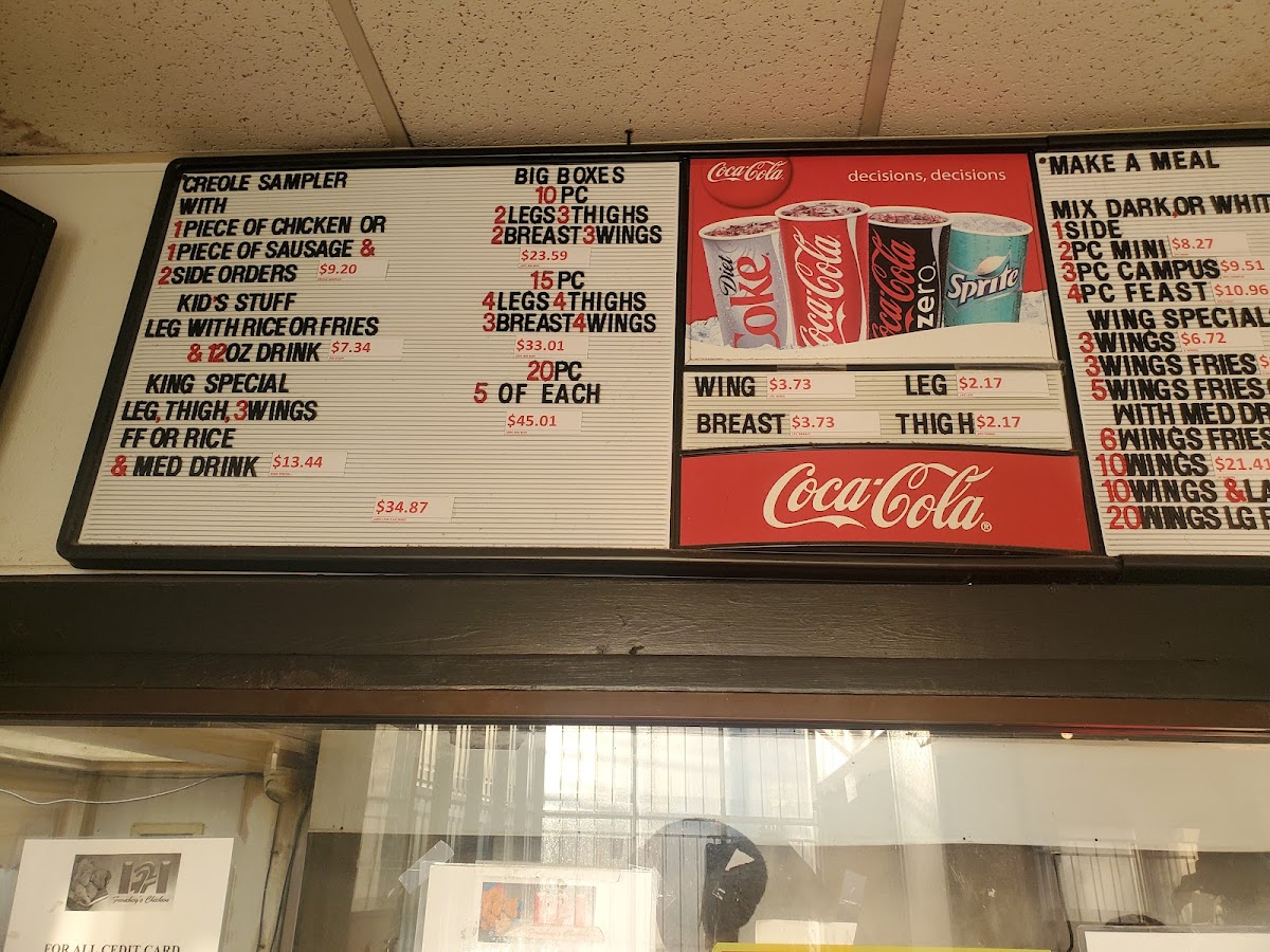 Frenchey's Chicken Menu - Image 1