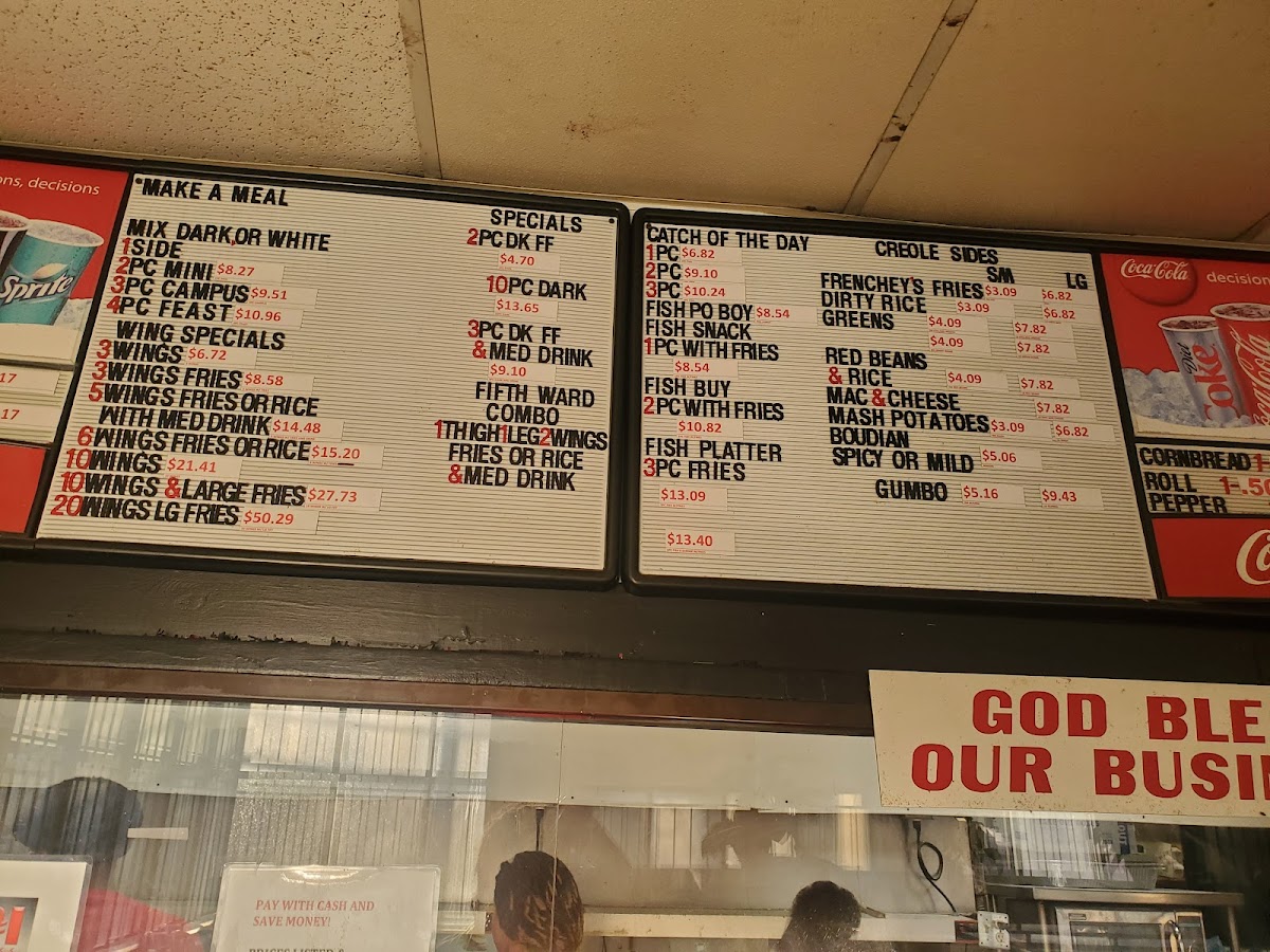 Frenchey's Chicken Menu - Image 2