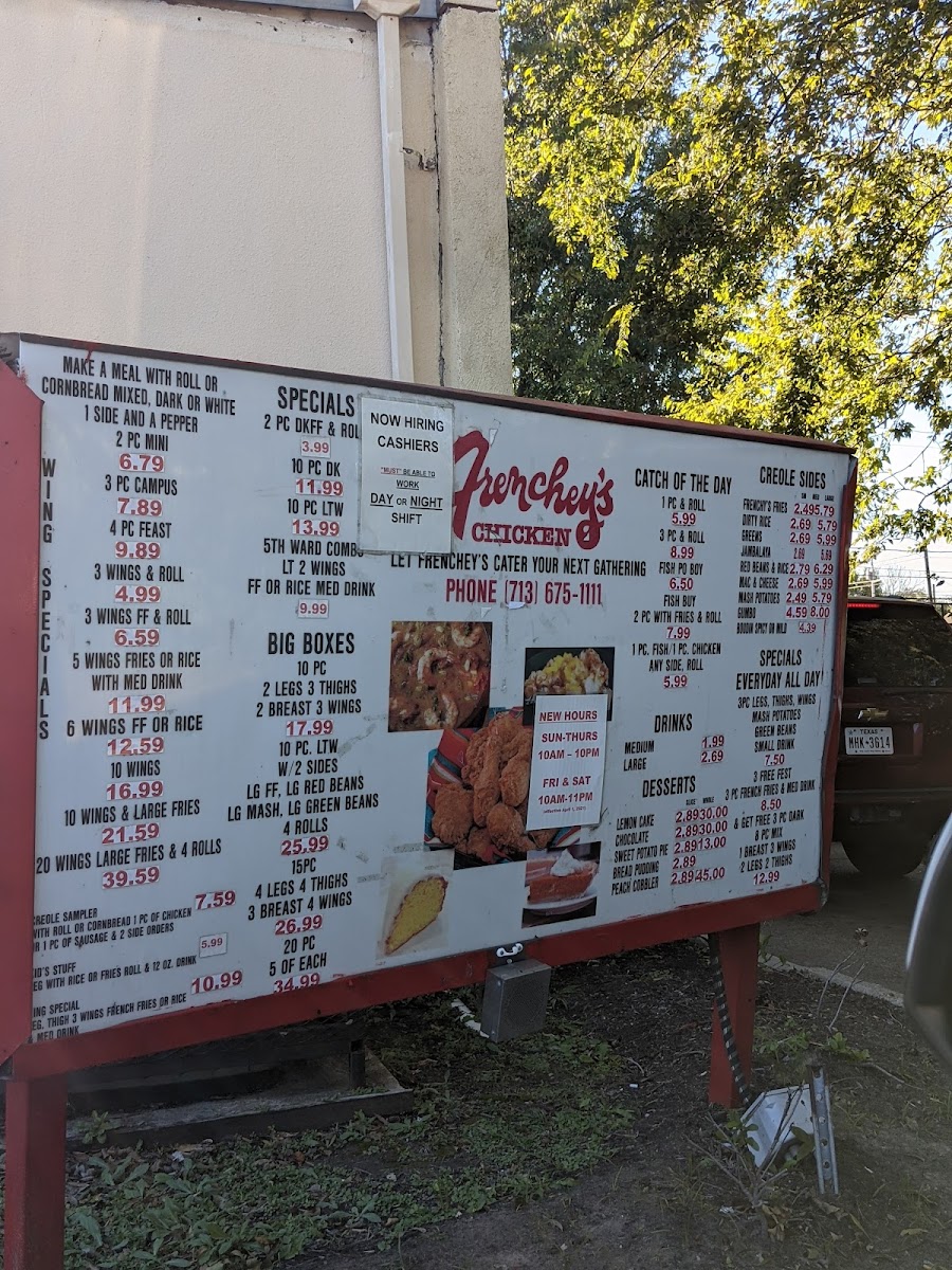 Frenchey's Chicken Menu - Image 5